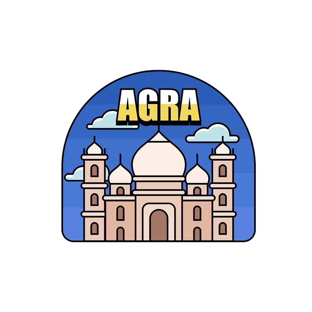 The Beautiful Agra Sticker